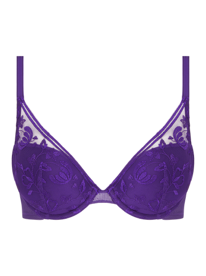 Philter Padded Push Up Bra In Club Purple - Chantelle Pulp