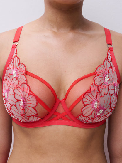 Lush 3 Part Underwired Bra in Flamboyant Flower - Chantelle