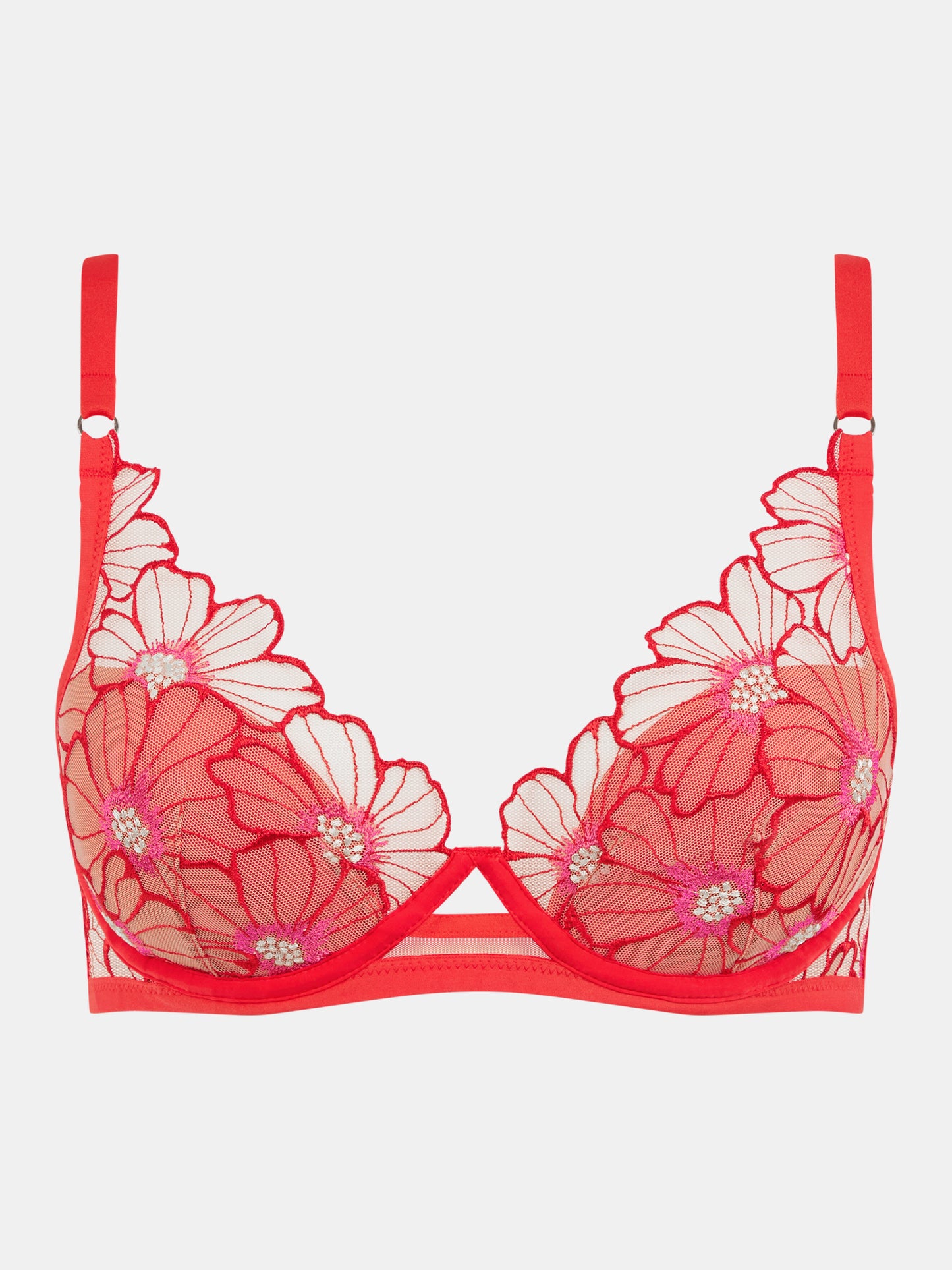 Lush Plunge Bra In Flamboyant Flower - Chantelle