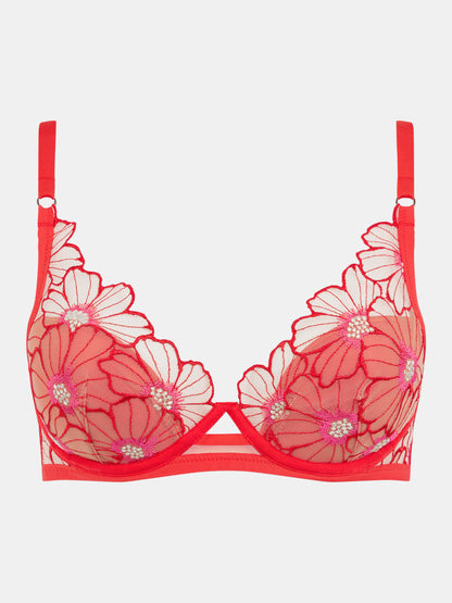 Lush Plunge Bra In Flamboyant Flower - Chantelle