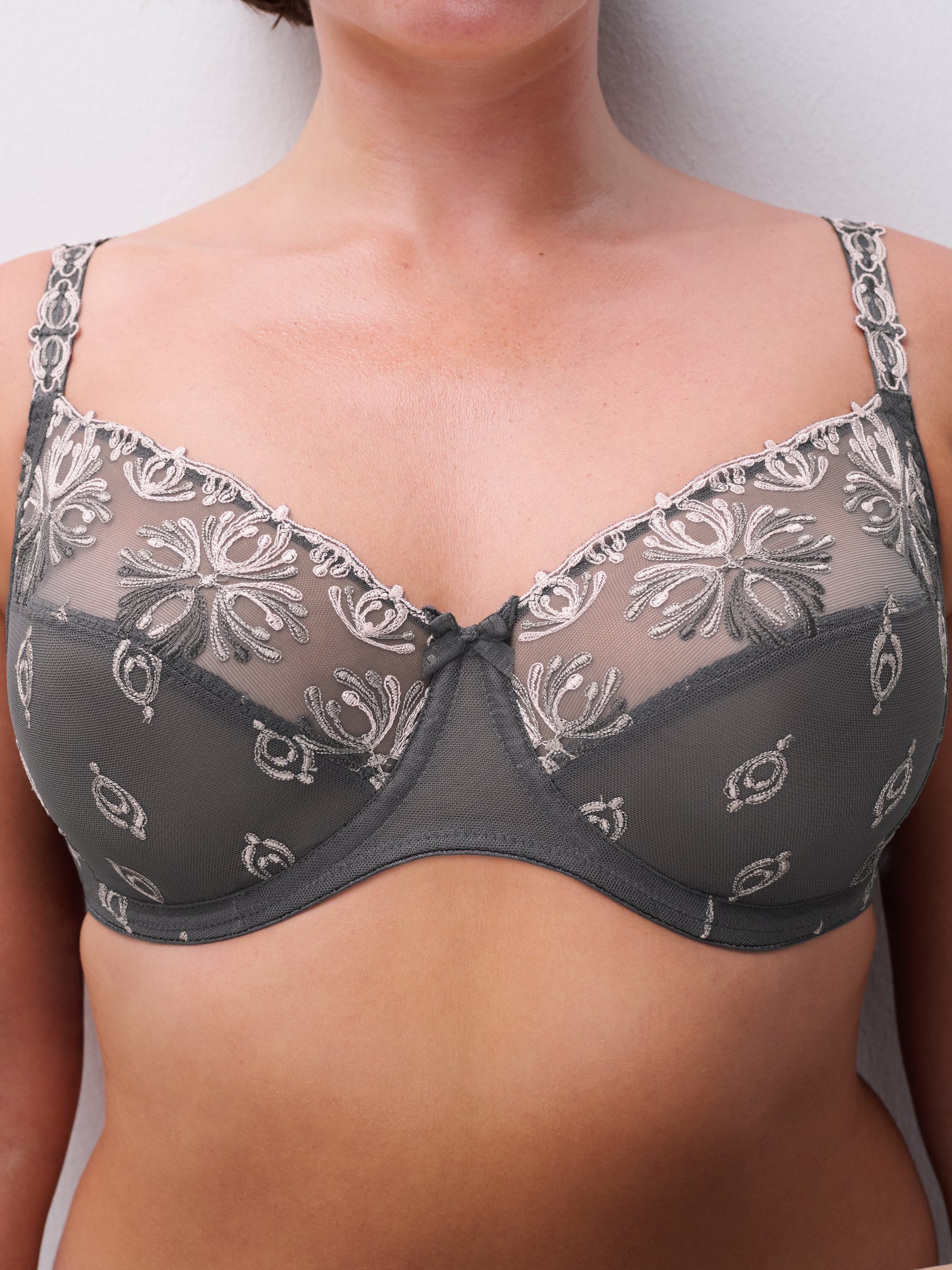 Champs Elysees 3 Part Underwired Bra in Blushed Ash - Chantelle