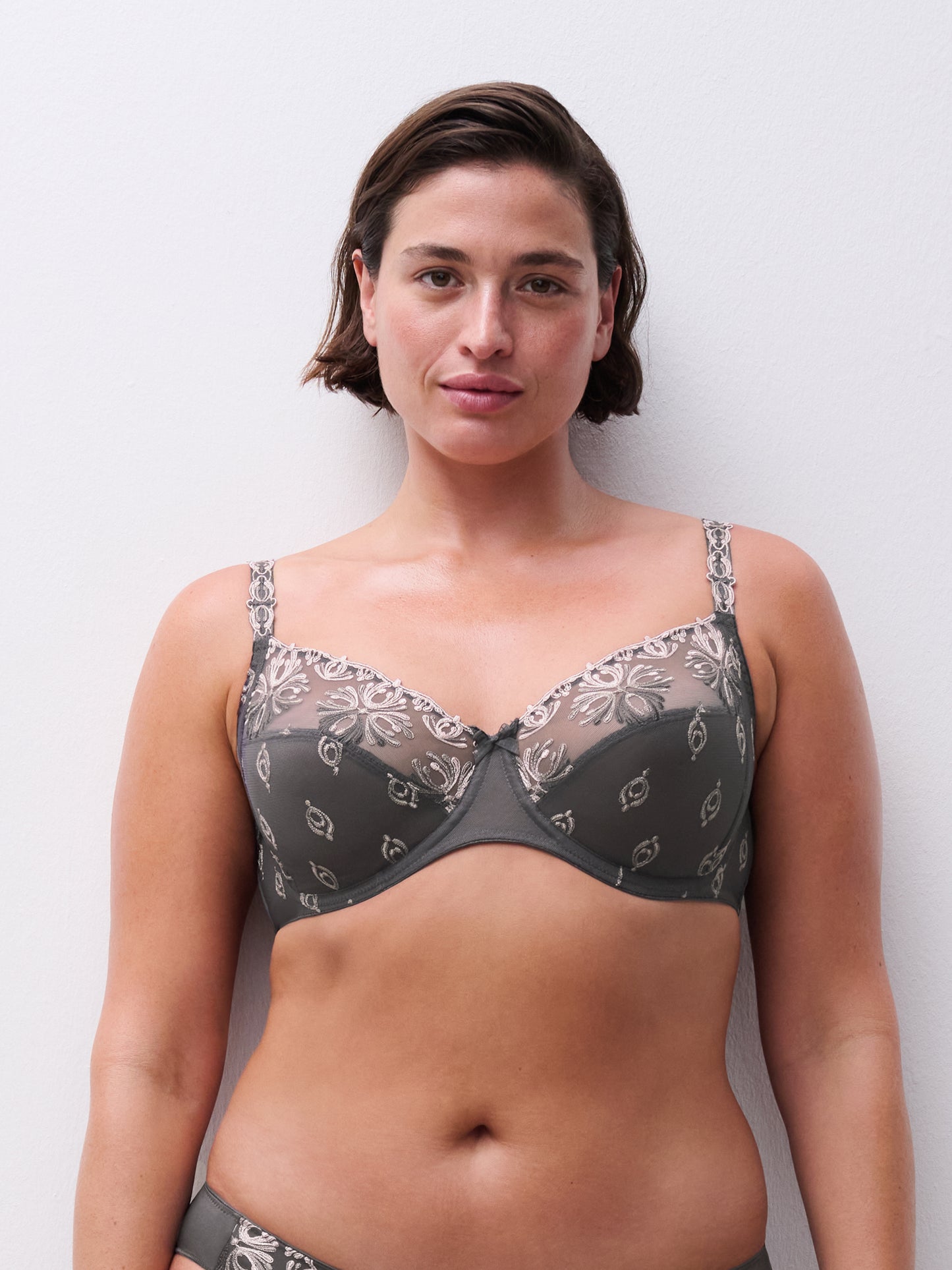 Champs Elysees 3 Part Underwired Bra in Blushed Ash - Chantelle