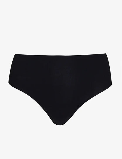Classic Mid-Rise Thong In Black - Commando