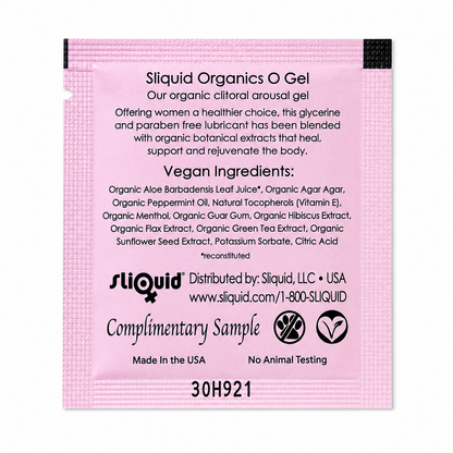 Organics O Gel 0.17 oz - Sliquid
