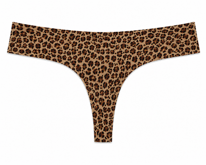 Breathe High Cut Thong In Leopard - Hanky Panky