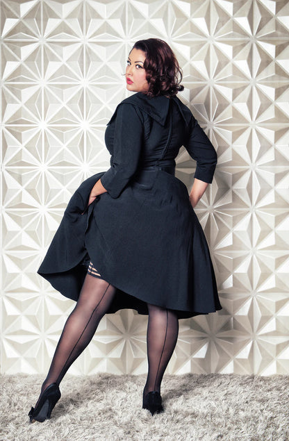 Lois Back Seam Sheer Thigh High - Kix'ies
