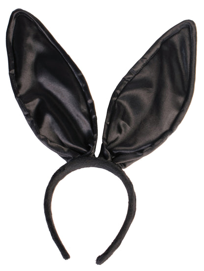 Oreilles de lapin en satin noir - Playboy