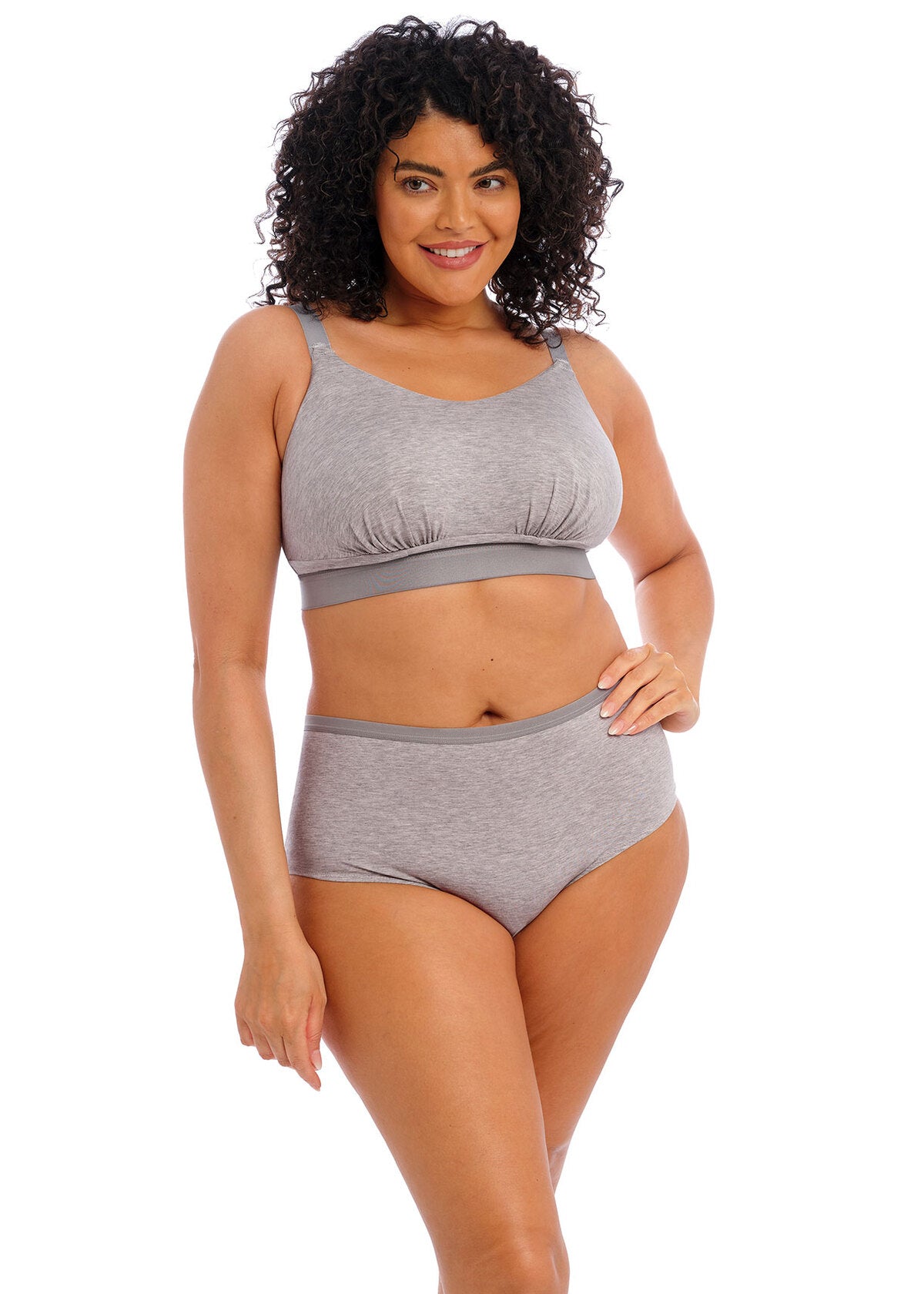 Downtime Bralette In Grey - Elomi