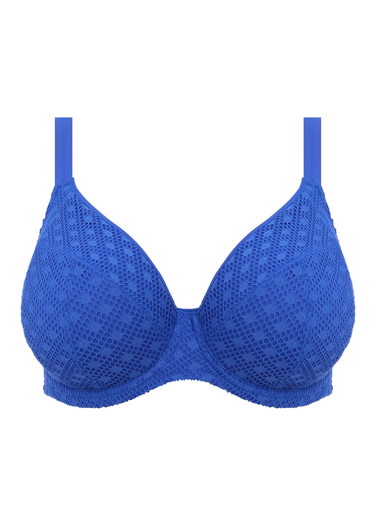 Bazaruto UW Plunge Bikini Top In Sapphire - Elomi