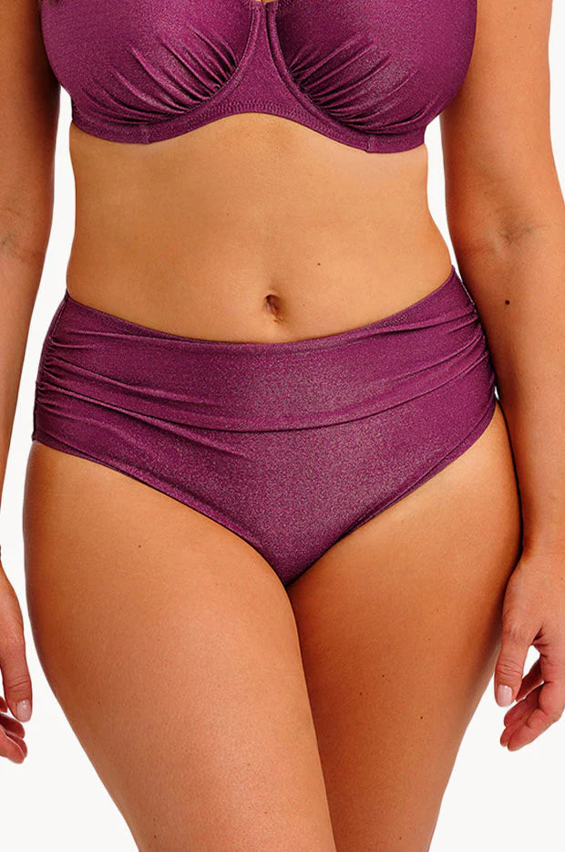 Paros Coast Full Bikini Brief in Berry Shimmer - Fantasie