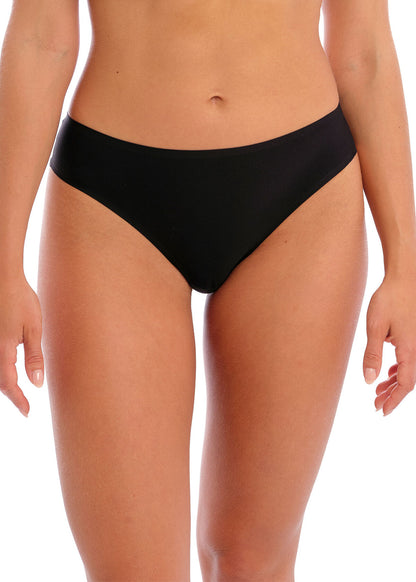 Lace Ease Invisible Stretch Thong In Black - Fantasie