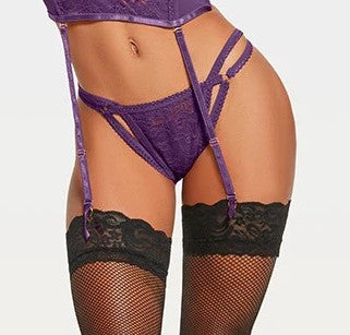 Bianca G-String In Plum - House of Desire