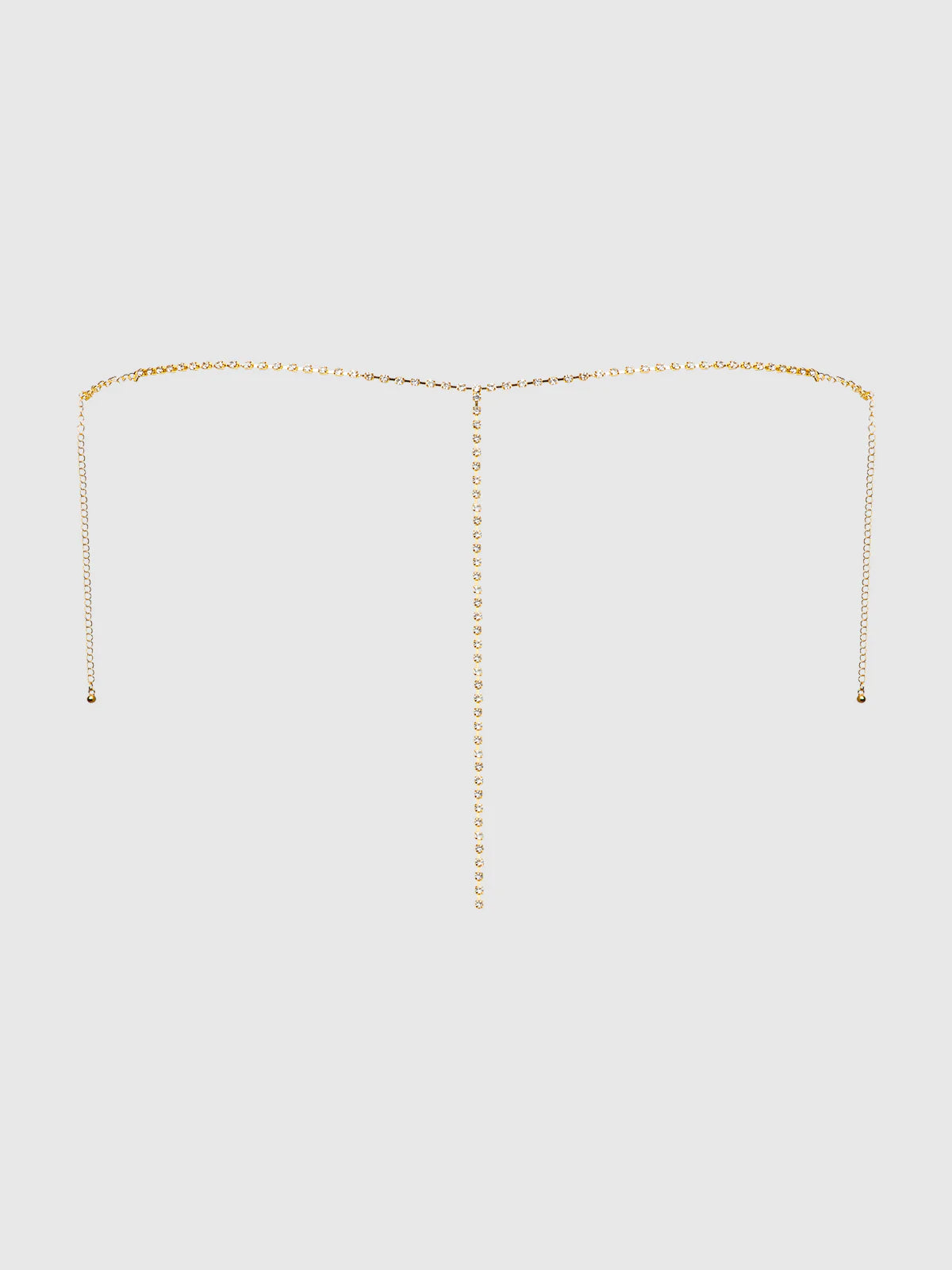 Rhinestone V-Front Panty - House of Desire