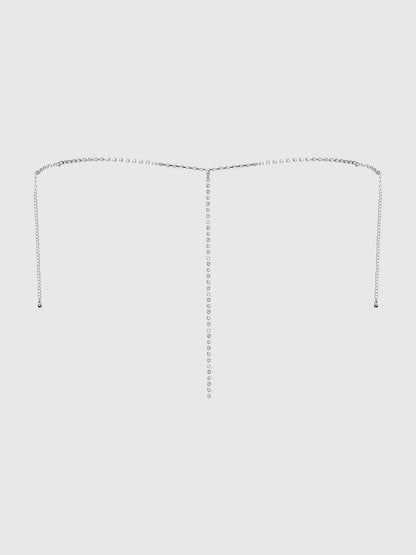 Rhinestone V-Front Panty - House of Desire