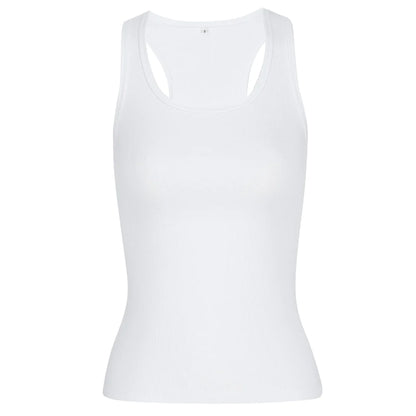 Hipster Tank Top In Optic White - Bra:30