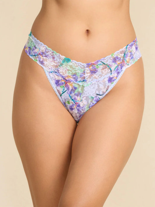Original Rise Signature Lace Thong in Pleinair - Hanky Panky