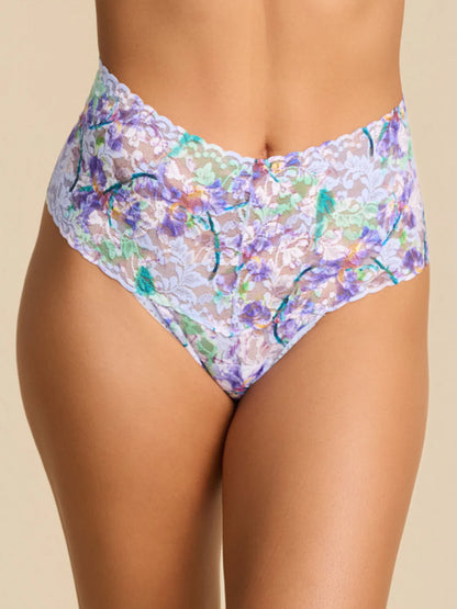 Retro Signature Lace Thong in Pleinair - Hanky Panky