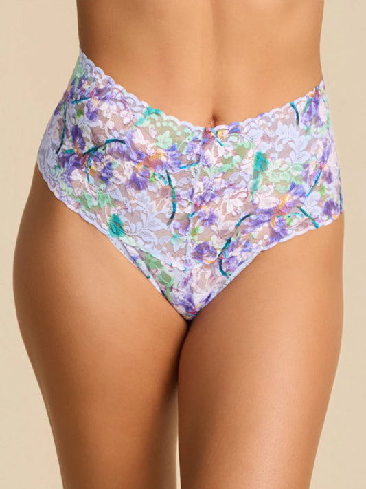 Retro Signature Lace Thong in Pleinair - Hanky Panky