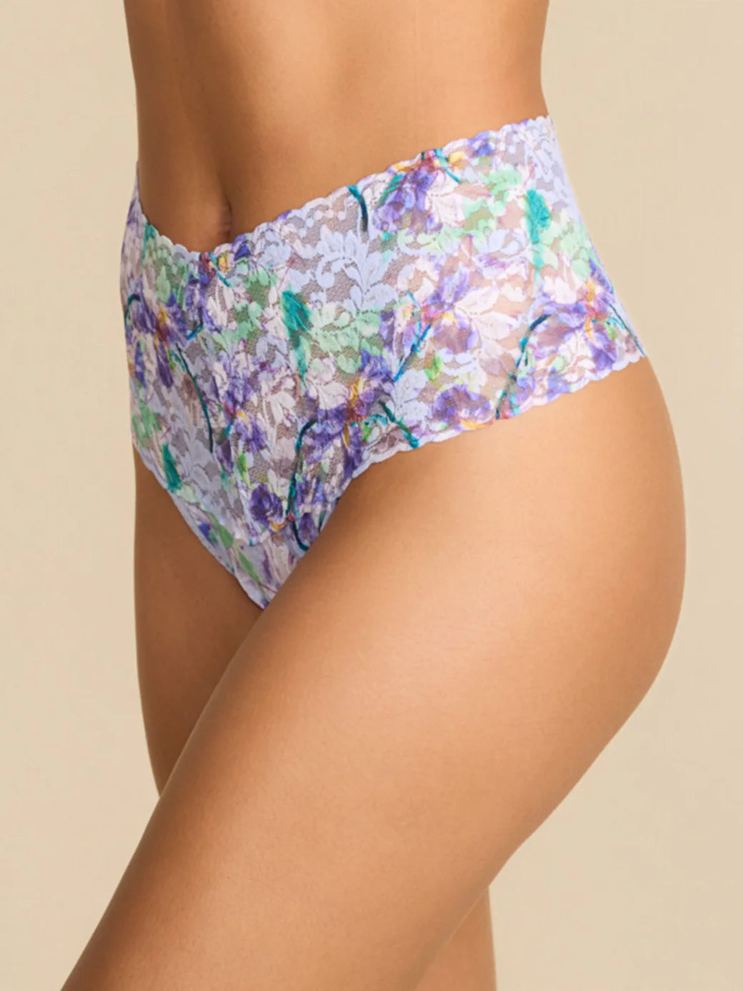 Retro Signature Lace Thong in Pleinair - Hanky Panky