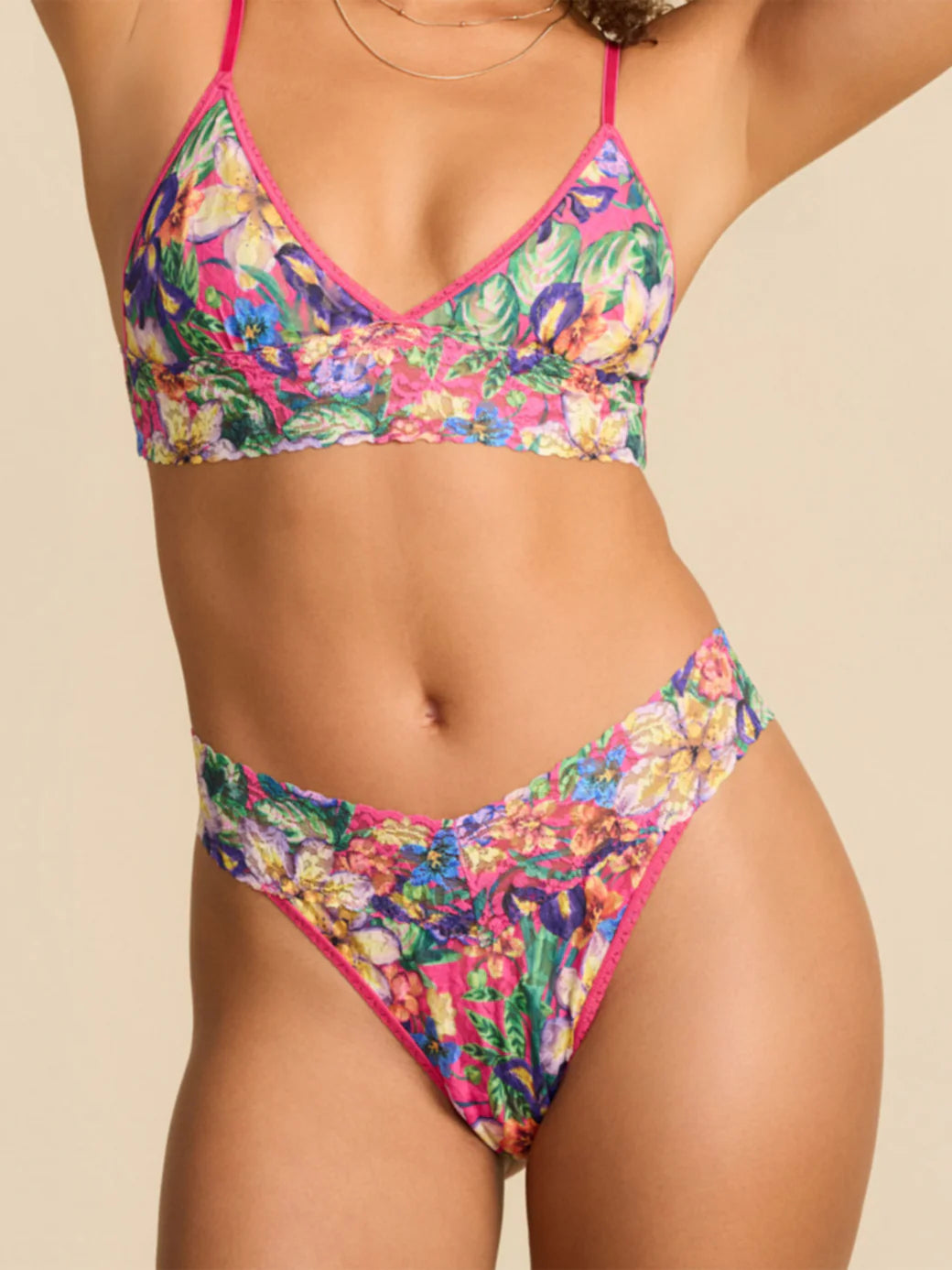 Original Rise Signature Lace Thong in Radiant - Hanky Panky