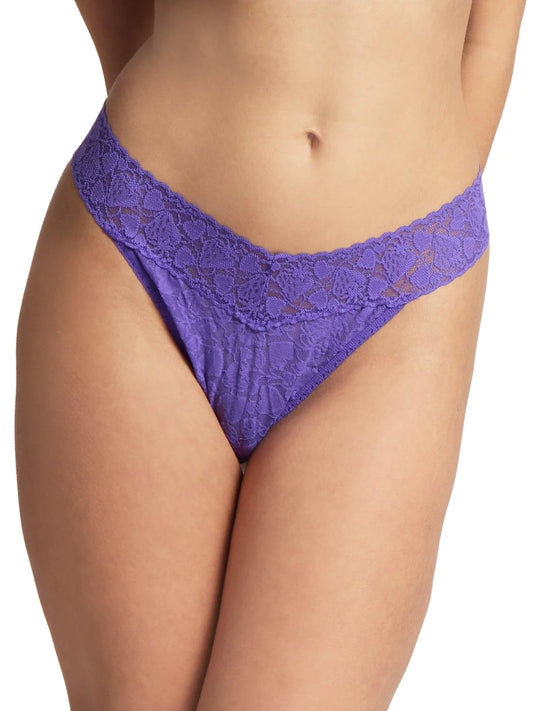 Hanky Panky After Midnight Open Gusset Low Rise Thong (PR481001)- Am I -  Breakout Bras