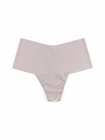 Breathe High Cut Thong In Evening Grey - Hanky Panky