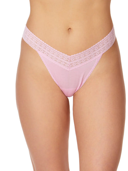 Dream Original Rise Modal Thong In Cotton Candy - Hanky Panky