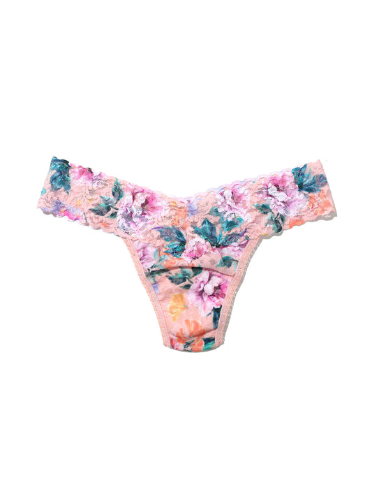 Petite Low Rise Signature Lace Thong In Buy Myself Flowers - Hanky Panky