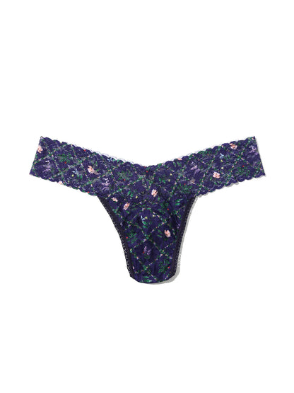 Low Rise Signature Lace Thong In Everlasting - Hanky Panky