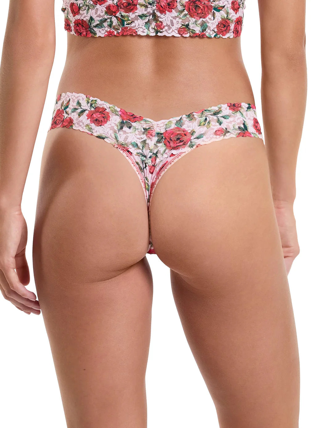 Retro Signature Lace Thong in Je T'aime - Hanky Panky