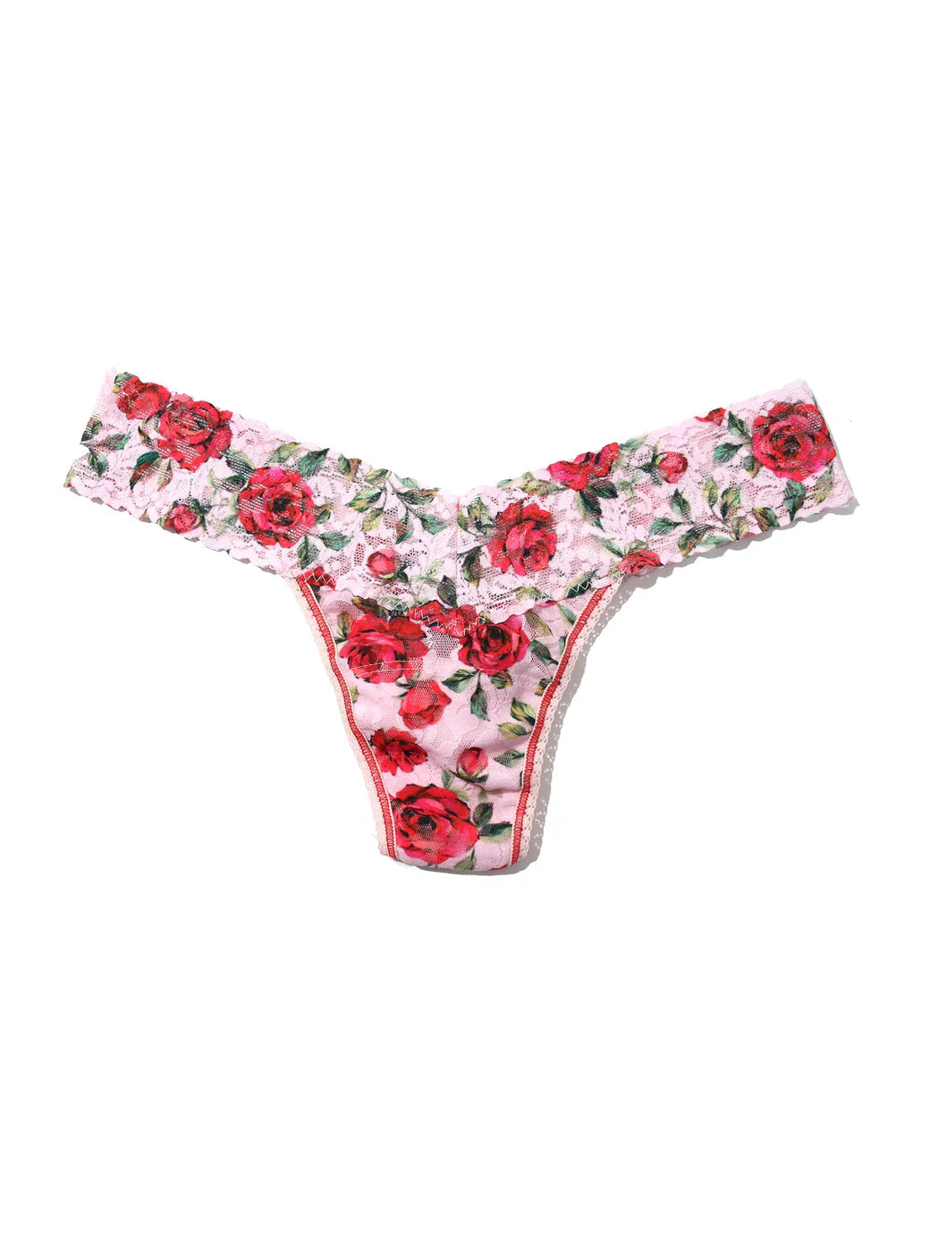 Retro Signature Lace Thong in Je T'aime - Hanky Panky