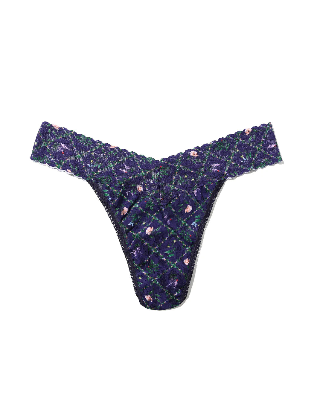 Original Rise Signature Lace Thong In Everlasting - Hanky Panky