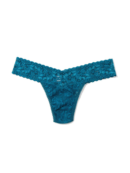 Low Rise Signature Lace Thong In North Pole - Hanky Panky