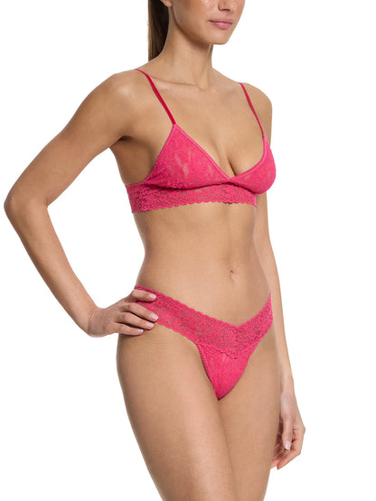 Low Rise Signature Lace Thong In Sweet Tart - Hanky Panky