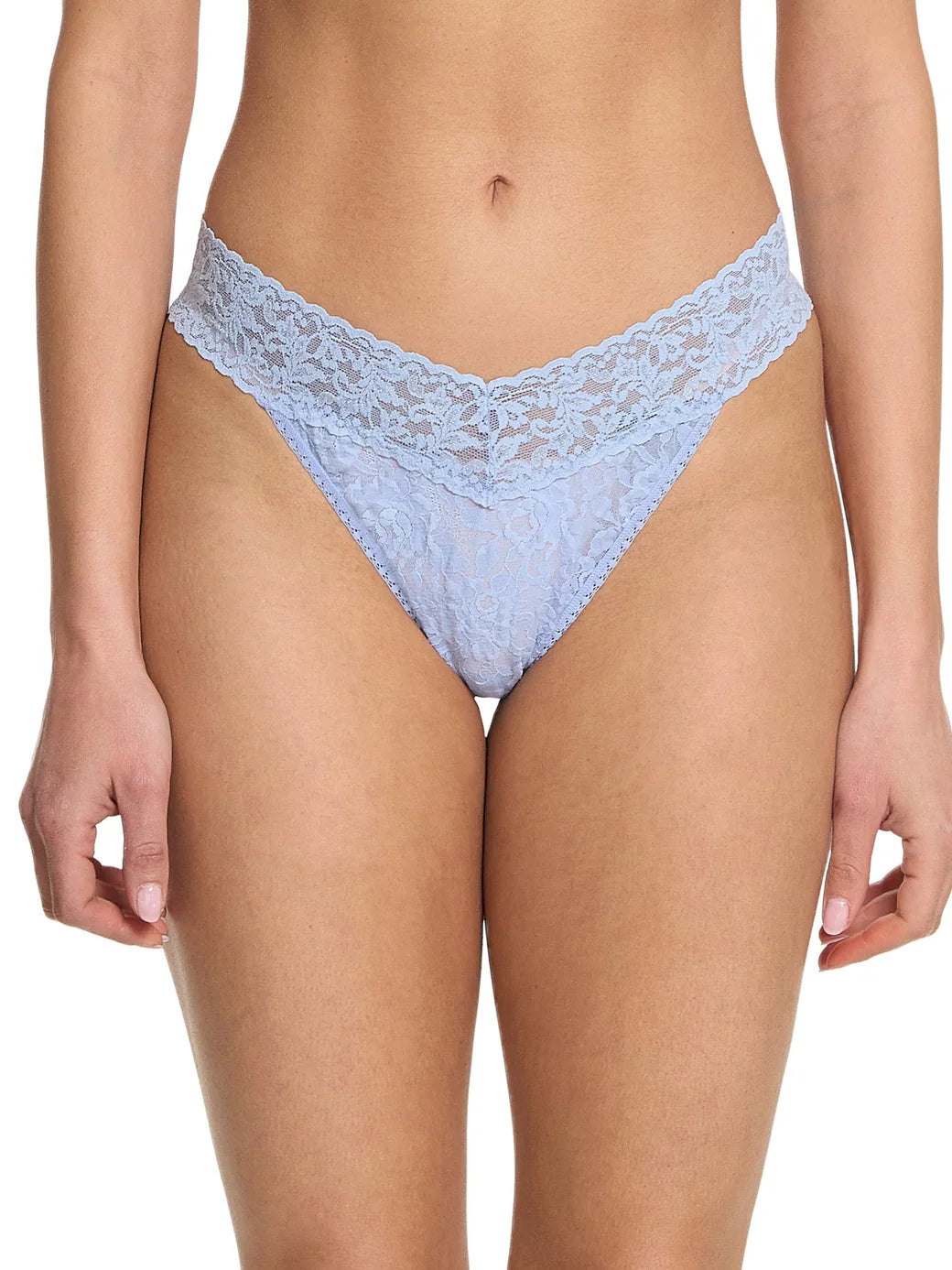 Original Rise Signature Lace Thong In Charity - Hanky Panky