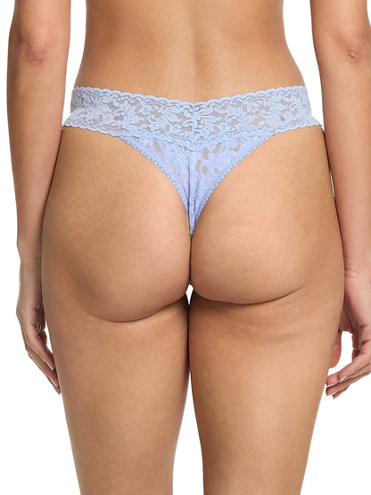 Original Rise Signature Lace Thong In Charity - Hanky Panky