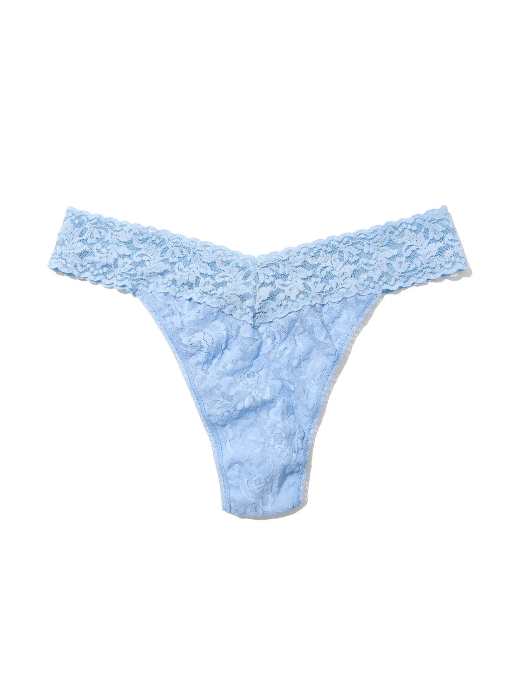 Original Rise Signature Lace Thong In Charity - Hanky Panky