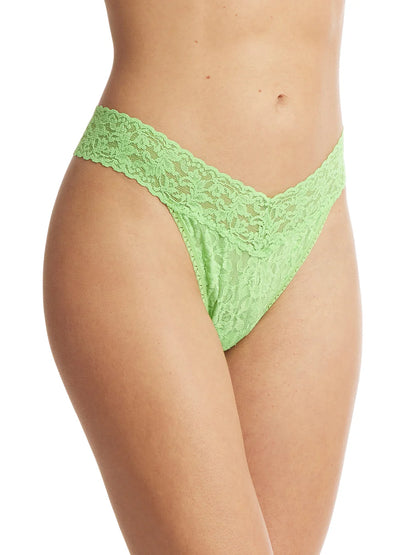 Original Rise Signature Lace Thong In Kiwi Punch - Hanky Panky