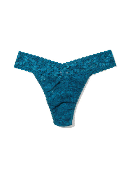 Original Rise Signature Lace Thong In North Pole - Hanky Panky