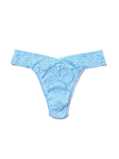 Original Rise Signature Lace Thong In Partly Cloudy - Hanky Panky