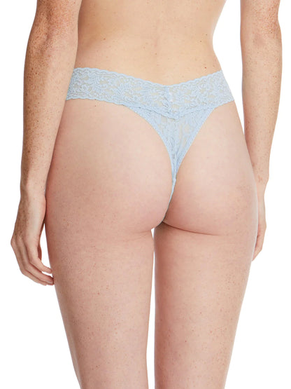 Original Rise Signature Lace Thong In Partly Cloudy - Hanky Panky
