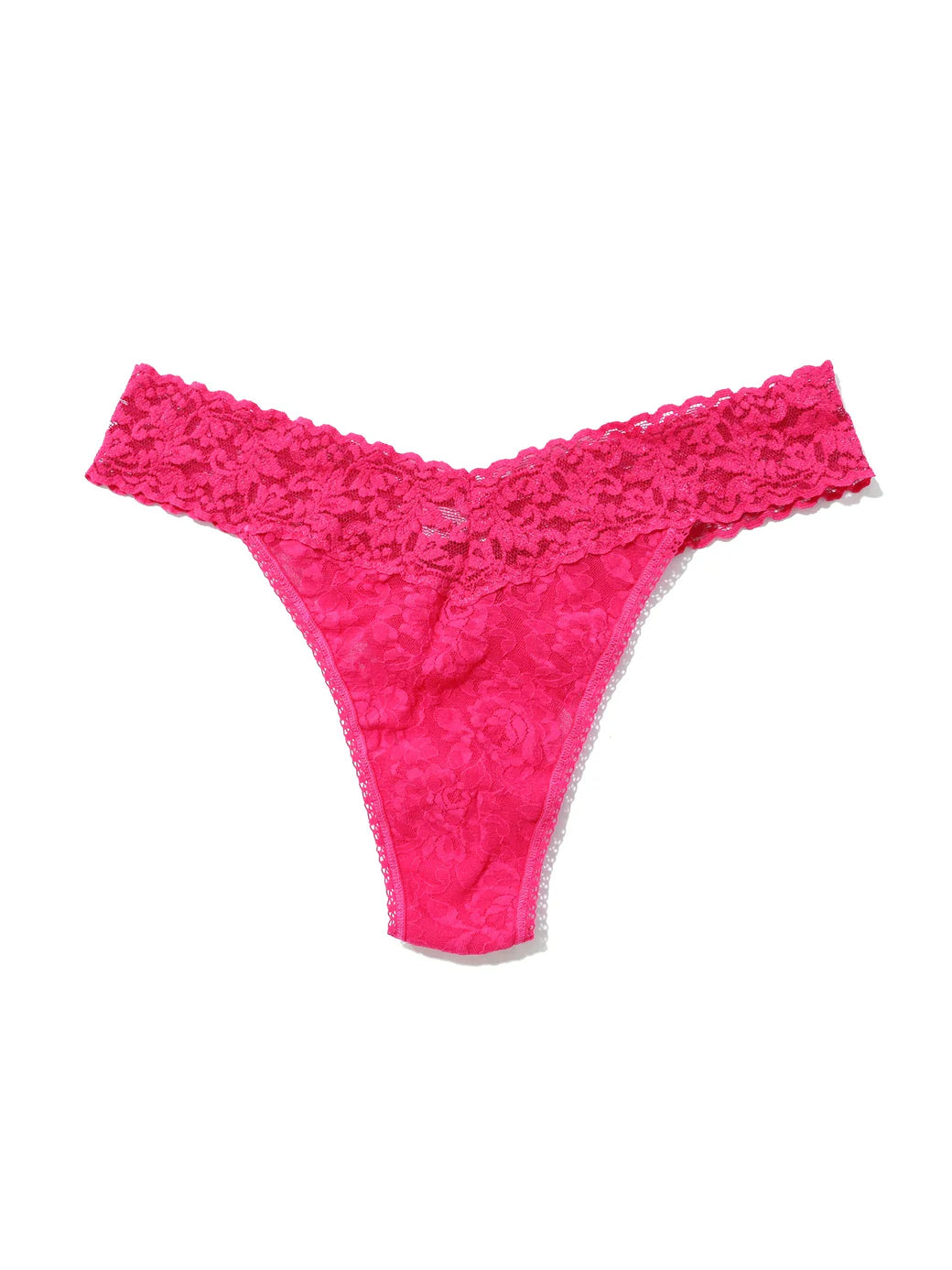 Original Rise Signature Lace Thong In Sweet Tart - Hanky Panky