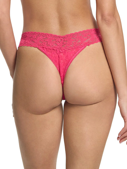 Original Rise Signature Lace Thong In Sweet Tart - Hanky Panky