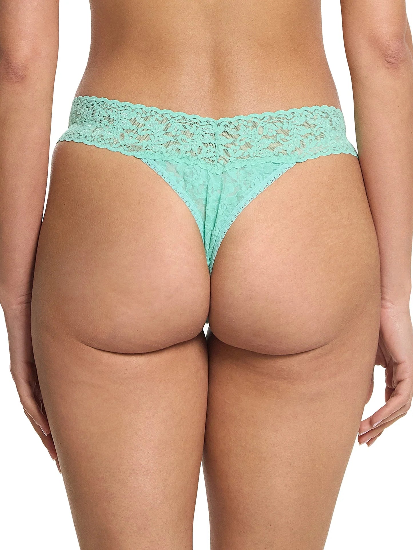 Original Rise Signature Lace Thong In Tulum - Hanky Panky