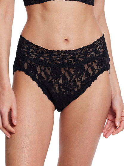 Leak-Proof Signature Lace French Brief In Black - Hanky Panky