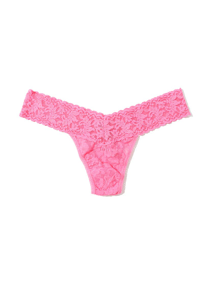 Low Rise Signature Lace Thong In Amused - Hanky Panky