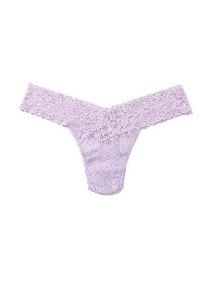 Low Rise Signature Lace Thong In Lavender Fields - Hanky Panky