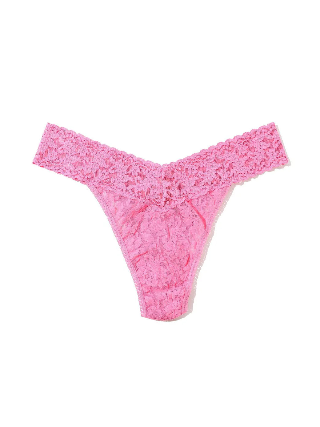 Original Rise Signature Lace Thong In Amused - Hanky Panky