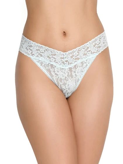 3 Original Rise Thongs in Blushing Rose/Navy/Celeste Blue - Hanky Panky
