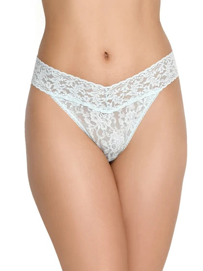 3 Original Rise Thongs in Blushing Rose/Navy/Celeste Blue - Hanky Panky